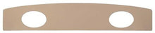 1968 Mustang Vinyl Covered Package Tray with Speaker Holes - Palomino
