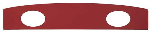 1968 Mustang Vinyl Covered Package Tray with Speaker Holes - Red
