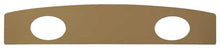 1968 Mustang Vinyl Covered Package Tray with Speaker Holes - Saddle