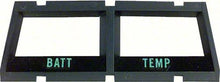 1968-69 Camaro, 1968-74 Nova; Console Gauge Bezel; Battery / Temperature; Rear Bezel