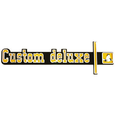 Trim Parts 1973-1974 Chevrolet Full Size Truck Custom Deluxe Dash Emblem - (9686)