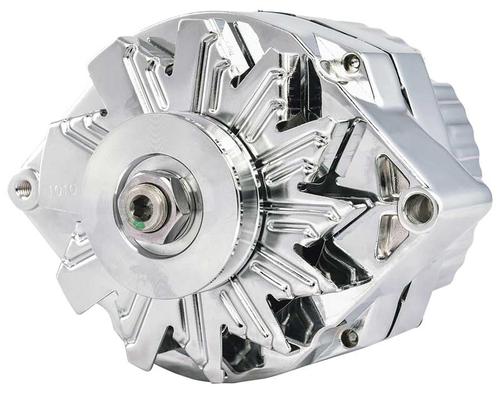 100% New, Chrome 1-Wire Alternator, Gm 80 Amp.