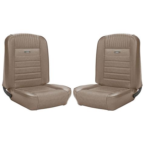1965 Mustang Front Bucket Pony Upholstery - Palomino