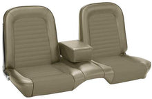 1965 Mustang Coupe with Front Bench Standard Full Set Vinyl Seat Upholstery - Palomino