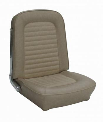 1966 Mustang Fastback Standard Bucket Upholstery - Leather (Select Color)