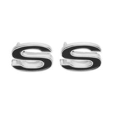 Trim Parts 1969-1972 Chevrolet Camaro Black Front Fender "SS" Emblem W/Fasteners, Each - (6811)
