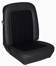 1968 Mustang Standard Front Only Bucket Seat Upholstery Set - Black