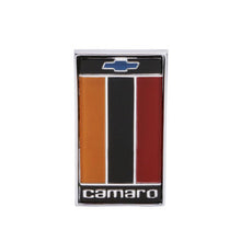 Trim Parts 1975-1977 Chevy Camaro Rear Emblem "Orange,Black,Red" Assembly W/Fastener, Each - (6839)