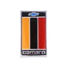 Trim Parts 1975-1977 Chevrolet Camaro Front Header "Orange,Black,Red" Emblem, Each - (6844)