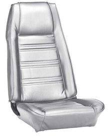 1970 Mustang Fastback; Front Buckets and Rear Seat Upholstery; Standard Interior; White