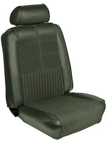 1969 Mustang Coupe with Bucket Seats Reproduction Deluxe/Grande Full Set Upholstery - Dark Ivy Gold