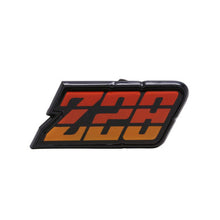 Trim Parts 1980-1981 Chevrolet Camaro Orange Fuel Door "Z-28" Emblem, Each - (6956)
