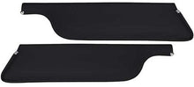 1965-66 Mustang Convertible Padded Sun Visors - Black