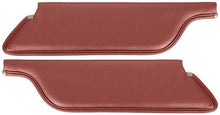 1965-66 Mustang Convertible Padded Sun Visors - 1966 Emberglo