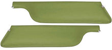 1965-66 Mustang Convertible Padded Sun Visors - Ivy Gold