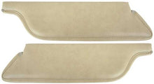 1965-66 Mustang Convertible Padded Sun Visors - Parchment