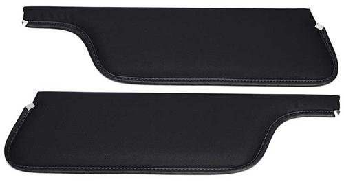 1969-70 Mustang Coupe / Fastback Padded Sun Visors - Black