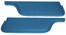1969-70 Mustang Coupe / Fastback Padded Sun Visors - Light Blue