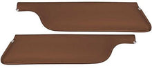 1969-73 Mustang Convertible Padded Sun Visors - Ginger