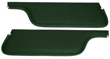 1971-73 Mustang Coupe / Fastback Padded Sun Visors - Green