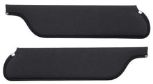 1964-66 Mustang Coupe / Fastback Padded Sun Visors - Black