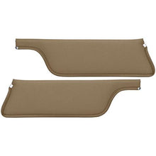 1967-68 Mustang Coupe / Fastback Standard Sun Visors - Palomino / Saddle