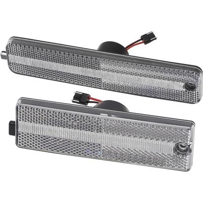 1998-02 Pontiac Firebird; Side Marker Lamp Set; Front & Rear; Clear Lens; Red & Amber LEDs; 4 Pieces