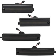 1998-02 Pontiac Firebird; Side Marker Lamp Set; Front & Rear; Smoked Lens; Red & Amber LEDs; 4 Pieces