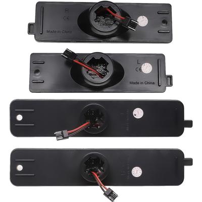 1998-02 Pontiac Firebird; Side Marker Lamp Set; Front & Rear; Smoked Lens; Red & Amber LEDs; 4 Pieces