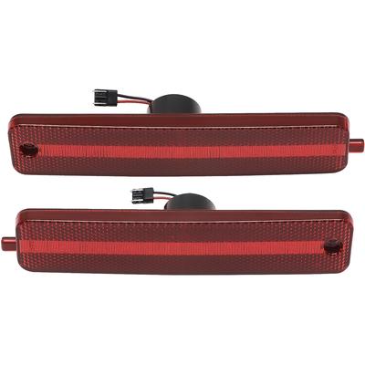 1998-02 Pontiac Firebird; Side Marker Lamp Set; Rear; Red Lens; Red LEDs; Pair