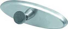 Universal Glue-On 6" Stubby Brushed Billet Aluminum Inner Rear View Mirror