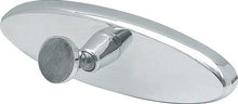 Universal Glue-On 6" Stubby Polished Billet Aluminum Inner Rear View Mirror