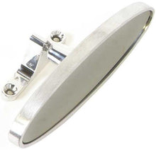 Universal 2 Bolt Mount 6" Stubby Brushed Billet Aluminum Inner Rear View Mirror