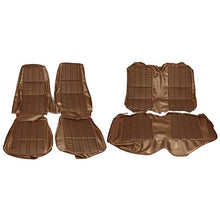 1971-73 Mustang Coupe with Buckets Reproduction Deluxe/Grande Full Set Upholstery - Medium Ginger