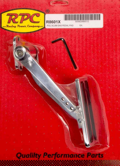 Polished Aluminum Gas Pedal with Aluminum Pad Arm