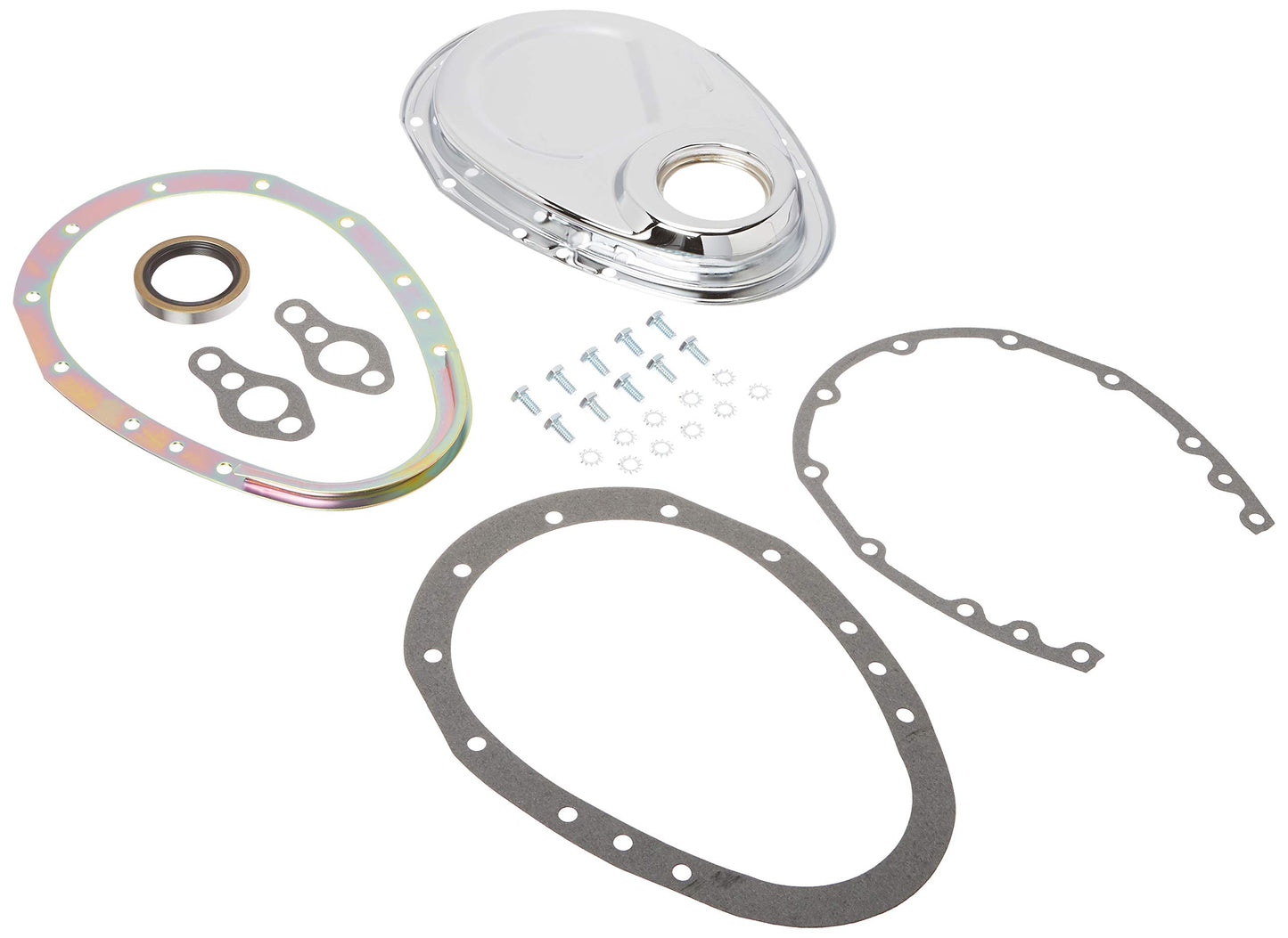 Chrome Timing Chain Cover for Small Block Chevy