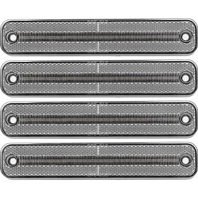 1973-79 Ford F-100, F-150, F-250; 1978-79 Bronco; Side Marker Lamp Set; Front & Rear; Clear Lens; Amber/Red; LED