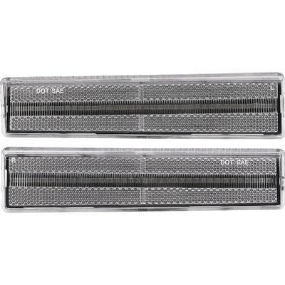 1980-86 Ford F-100, F-150, F-250, F-350, Bronco; Front Side Marker Lamp; Clear Lens; Amber LED; Pair;