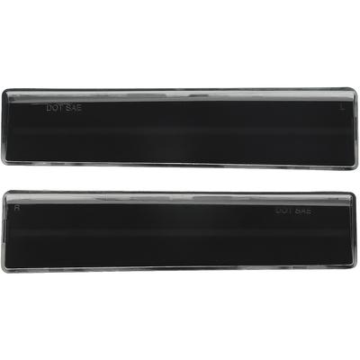 1980-86 Ford F-100, F-150, F-250, F-350, Bronco; Front Side Marker Lamp; Smoked Lens; Amber LED; Pair
