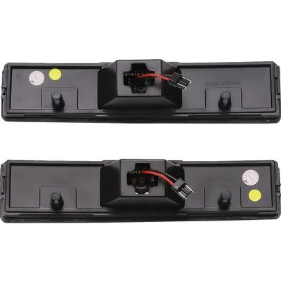 1980-86 Ford F-100, F-150, F-250, F-350, Bronco; Front Side Marker Lamp; Smoked Lens; Amber LED; Pair