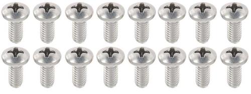 1979-86 Mustang Headlight Ring Screw Set - 16 Pieces