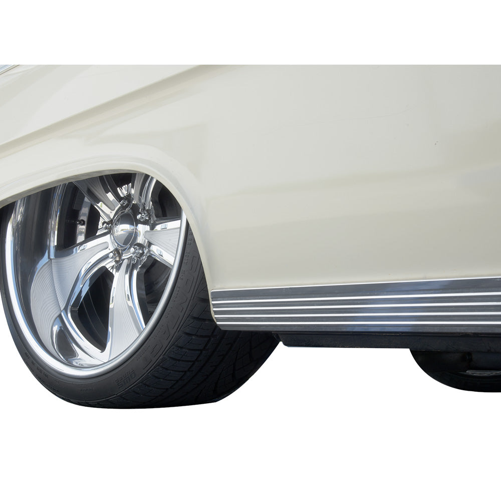 748558 - 1962 Chevrolet Impala; Rocker Panel Molding; with Mounting Clips; RH Passenger Side
