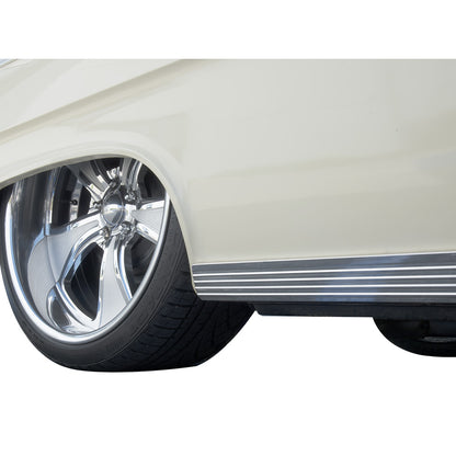 748558 - 1962 Chevrolet Impala; Rocker Panel Molding; with Mounting Clips; RH Passenger Side