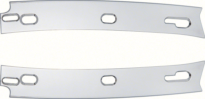 748567 - 1970-81 Camaro, Firebird; Rear Roof Rail Window Trim Moldings; Pair;
