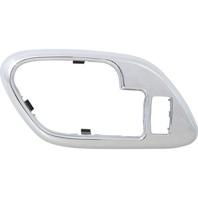 1995-2002 Chevy, GMC Pickup, SUV: Inner Door Handle Bezel; with Power Door Locks; Chrome; LH Driver Door