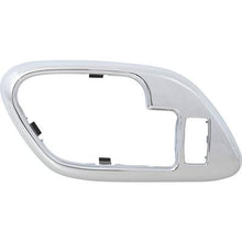 1995-2002 Chevy, GMC Pickup, SUV: Inner Door Handle Bezel; with Power Door Locks; Chrome; LH Driver Door
