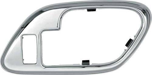 1995-2002 Chevy, GMC Pickup, SUV: Inner Door Handle Bezel; with Power Door Locks; Chrome; RH Passenger Door