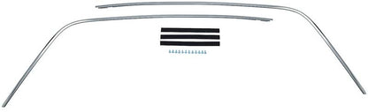 748626 - 1970-81 Camaro, Firebird; Roof Drip Rail Molding Set; Stainless Steel; RH & LH; Pair
