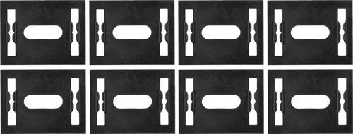 1972-77 Door Panel Mounting Retaining Plate ;  Set of 8 ; Large