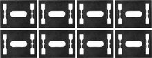 1972-77 Door Panel Mounting Retaining Plate ;  Set of 8 ; Large